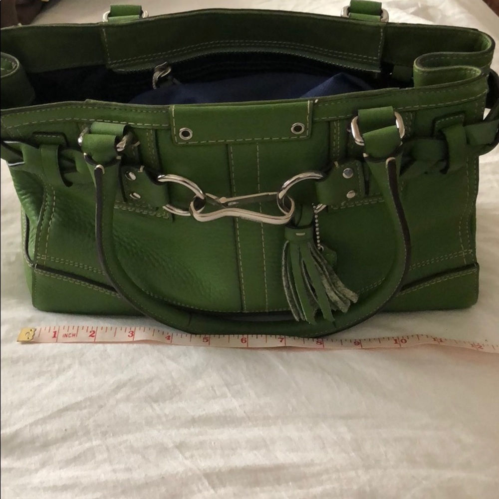 Coach bag in beautiful green color